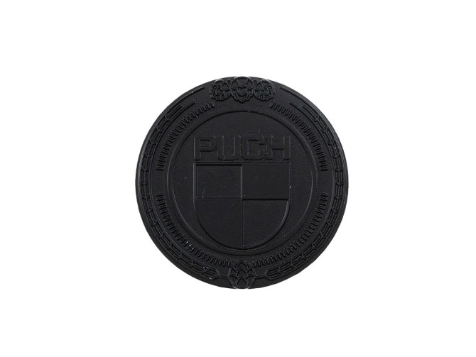 Badge / emblem Puch logo black 47mm RealMetal product